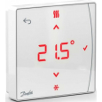 Терморегулятор Danfoss Icon2 Featured RT, IR датчик, программируемый, беспроводной, накладной, 3В (088U2122)