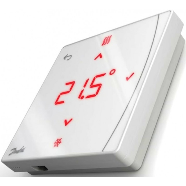 Терморегулятор Danfoss Icon2 Featured RT, IR датчик, программируемый, беспроводной, накладной, 3В (088U2122)