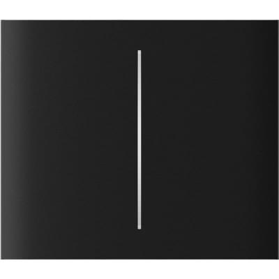 Центральная кнопка для двухклавишного выключателя Ajax CenterButton (2-gang) vertical Black (000046473)