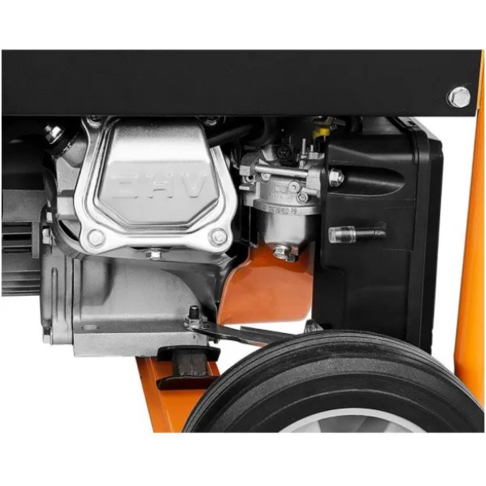 Бензиновый генератор Neo Tools 230В (1 фаза), 2.8/3кВт+Портативная солнечная панель 90-140