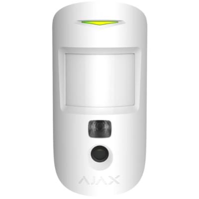 Датчик руху Ajax HDR MotionCam (PhOD) з підтримкою фотоверифікації тривог, функцією "Фото за запитом" та "Фото за сценарієм" White (MotionCam (PhOD)) (000053984)