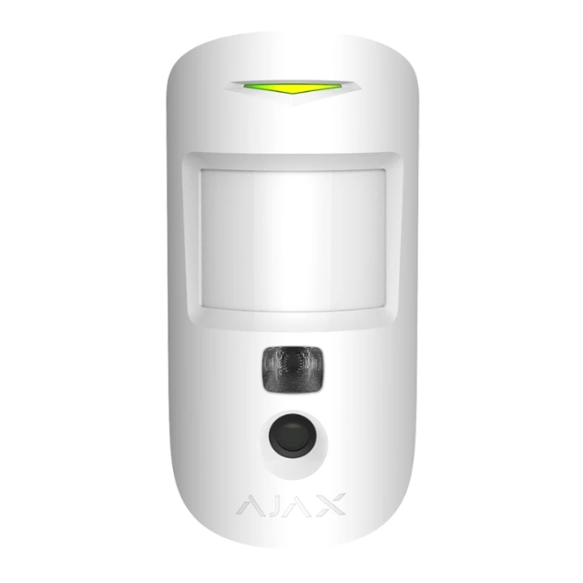 Датчик руху Ajax HDR MotionCam (PhOD) з підтримкою фотоверифікації тривог, функцією "Фото за запитом" та "Фото за сценарієм" White (MotionCam (PhOD)) (000053984)
