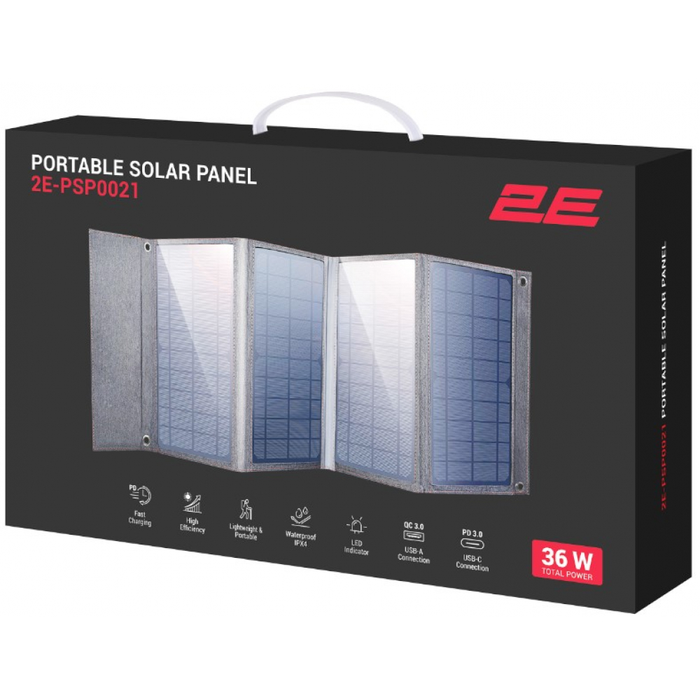 Солнечная панель портативна 2E PSP0021 36W