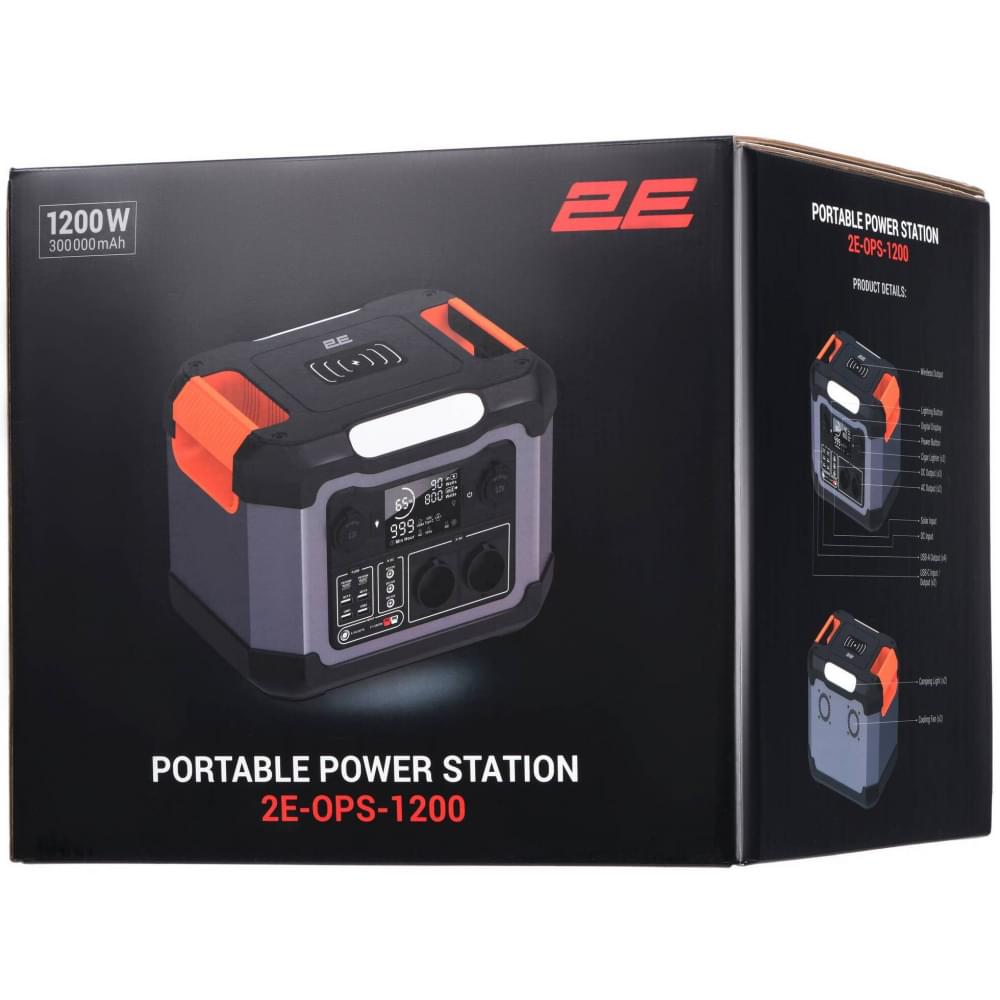 Портативная зарядная станция 2Е 2E-OPS-1200 1200W 1080Wh