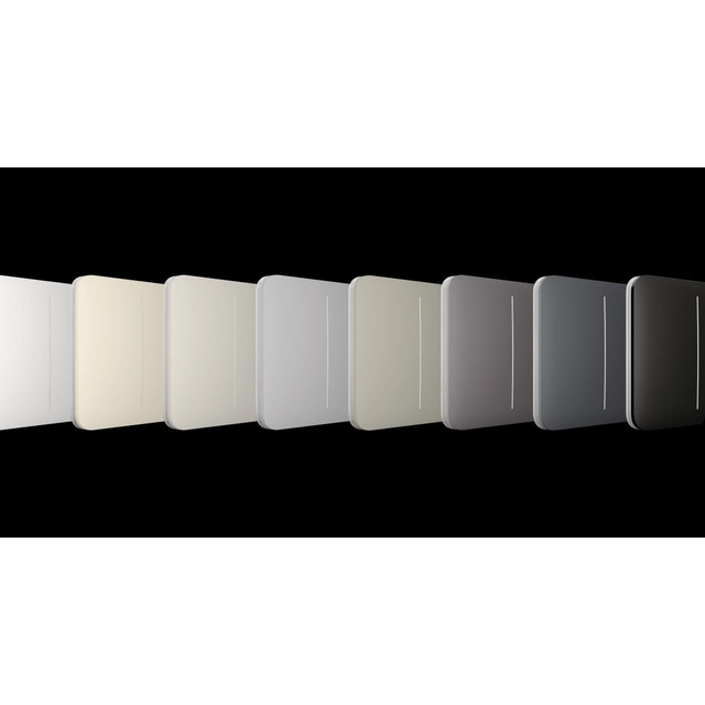 Панель вимикача світла Ajax CenterButton 1-gang 2-way for LightSwitch Jeweler Ivory (000029835)