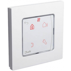 Терморегулятор Danfoss Icon Display, програмований, дротовий, накладний, 230В (088U1025)