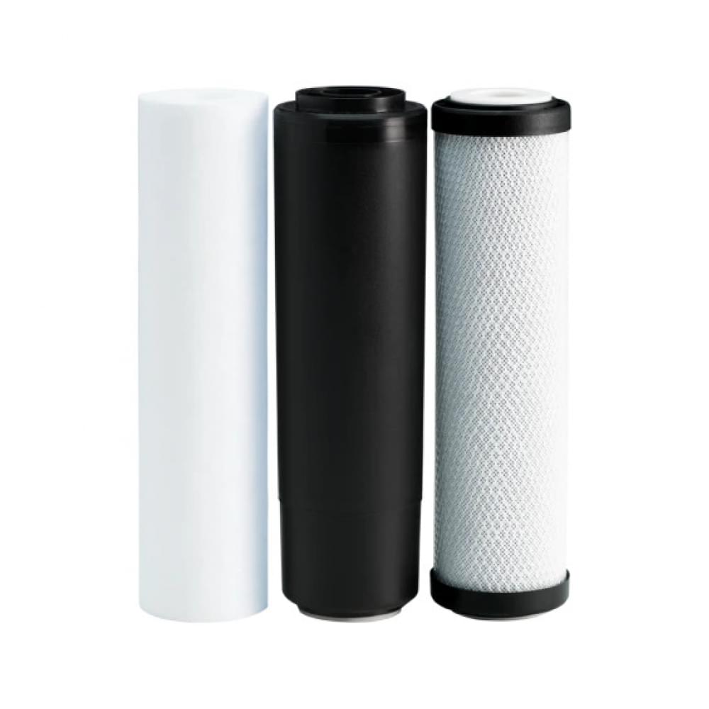 Комплект картриджей Ecosoft 1-2-3 CHV3ECO улучшенный 2 угольных картриджа + полипропилен (CHV3ECO)