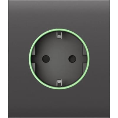 Центральная панель для встроенной розетки Ajax СenterCover (smart) Gray (000038806)
