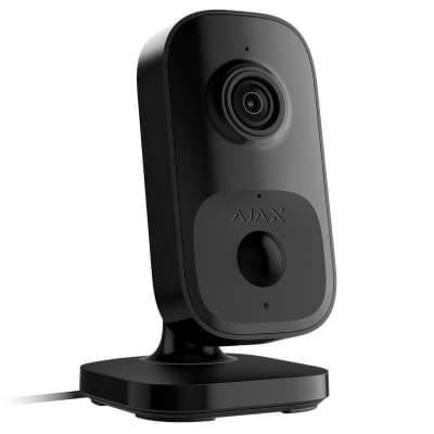 Wi-Fi камера видеонаблюдения с ИК датчиком движения и встроенным ШИ Ajax IndoorCam Black (111567.303.BL1) (000053543)
