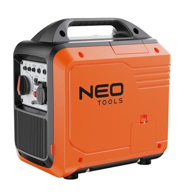 Бензиновий генератор 2 кВт однофазний Neo Tools 230В, 1.8/2.0кВт, (04-733)