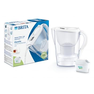 Фільтр-глечик Brita Marella Memo MXPro 2.4л (1.4л очищеної води) білий