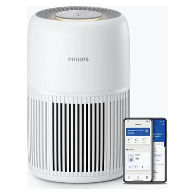 Очищувач повітря Очисник повітря Philips AC0720/10 PureProtect Lite Series 700, 72м2, 180м3/год, управл.смартфон., дисплей, HEPA +вугільний фільтр+ попередній, 4 режими, підсвітка, білий