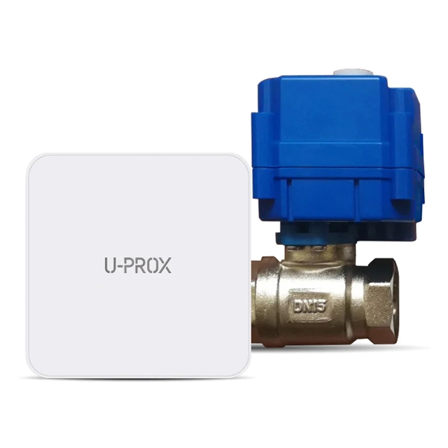 Комплект запобігання затоплення U-Prox Valve DN20 з електроклапаном перекриття води 3/4" та пристроєм керування клапаном