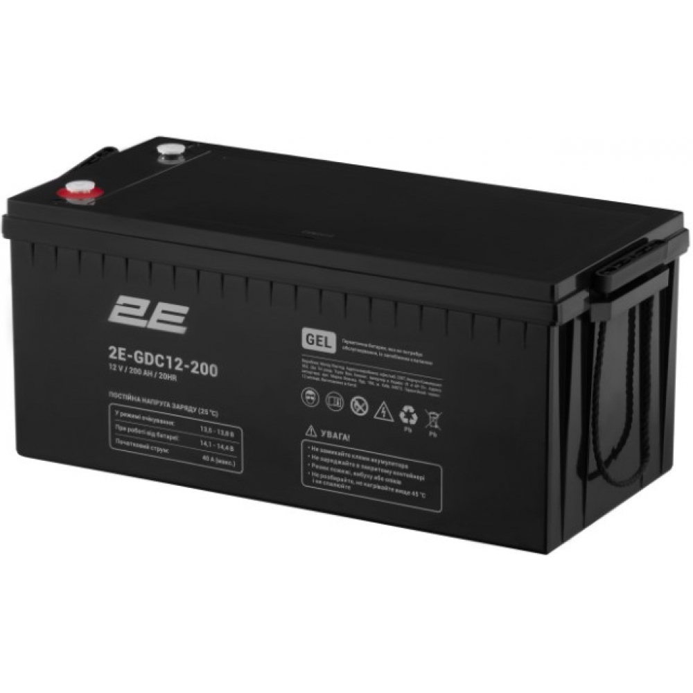 Аккумулятор 2E GDC, 12V, 200Ah, GEL (2E-GDC12-200)