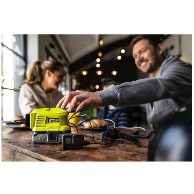 Инвертор Ryobi RY18BI150A-0 18/220В, до 150 Вт, 18В