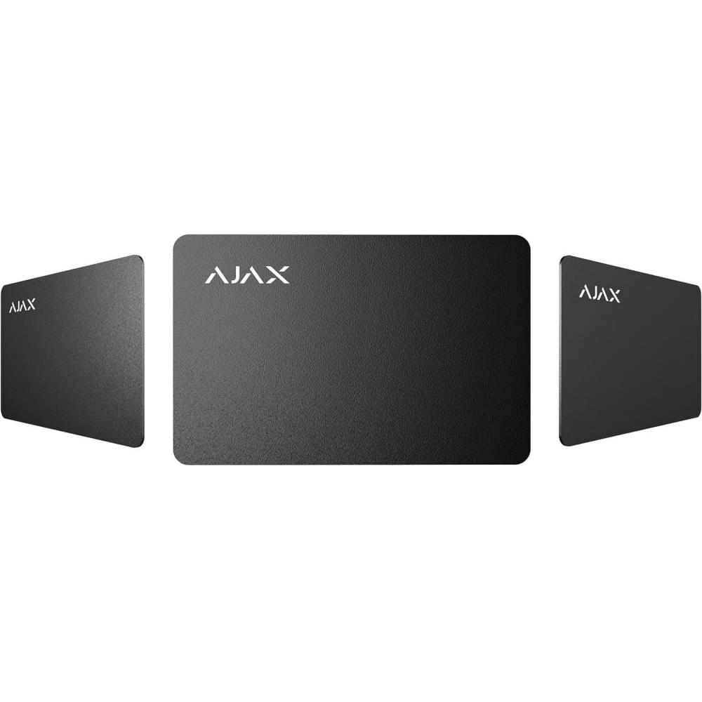 Безконтактна картка Ajax Pass 100шт Jeweler Black