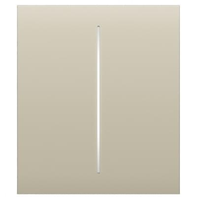 Панель выключателя света Ajax CenterButton 2-gang for LightSwitch Jeweler Ivory (000029836)