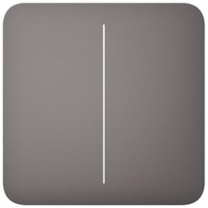 Ajax SoloButton 2-gang for LightSwitch Jeweler Gray (000029826)