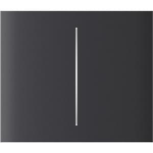 Ajax CenterButton (2-gang) vertical Graphite (000046475)
