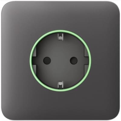 Передняя панель для встроенной розетки Ajax SoloCover (smart) Gray (000038810)