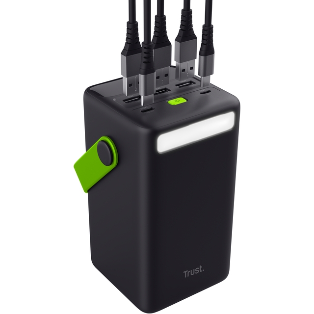 Повербанк Trust Redoh XXL 50000 mAh 20W 3хUSB-A/USB-C, Black (25196_TRUST)