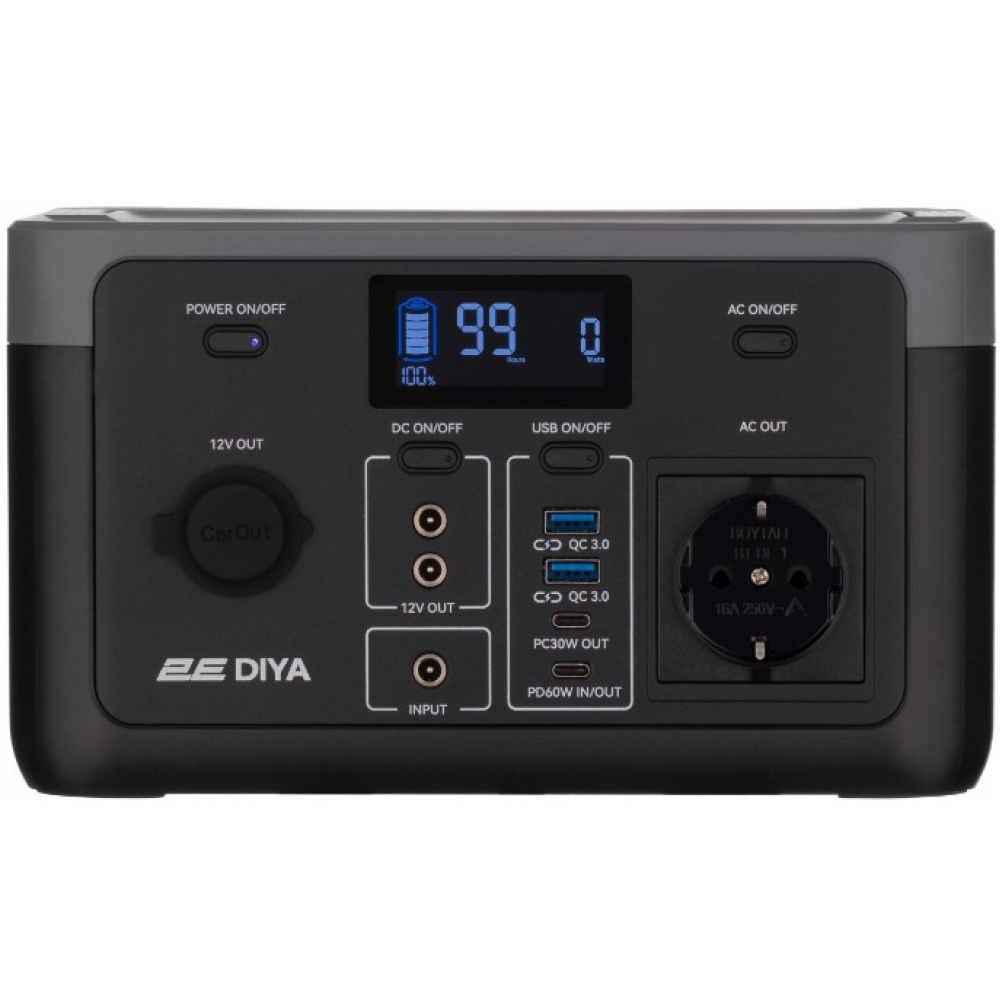 Портативная зарядная станция 2Е Diya 300W 320Wh (2E-PPS03032)