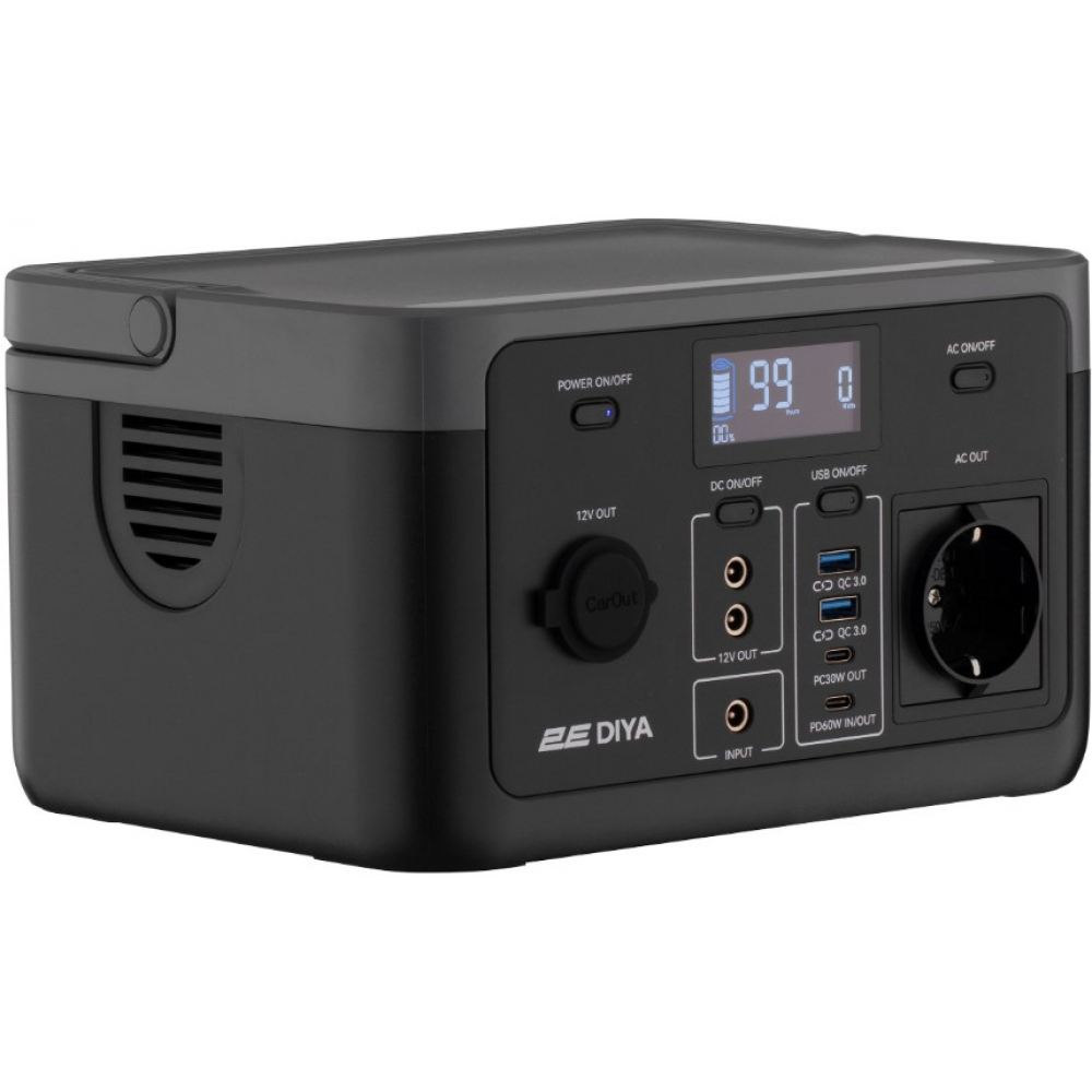 Портативная зарядная станция 2Е Diya 300W 320Wh (2E-PPS03032)