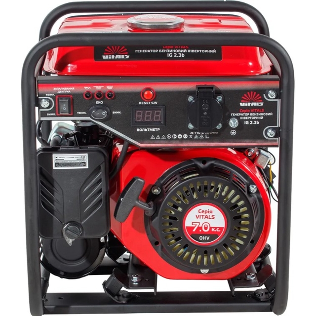 Бензиновый генератор Vitals IG 2.3b 230В, 2.3/2.5кВт