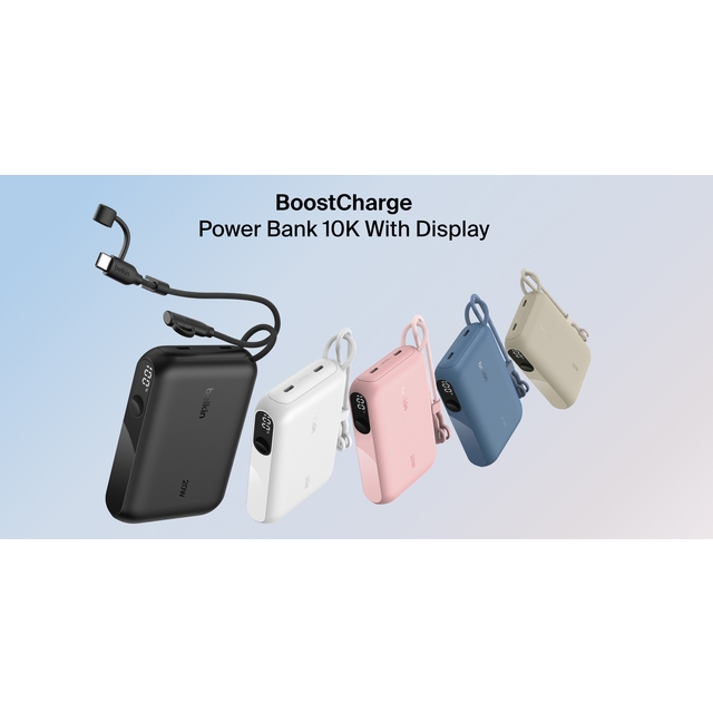 Повербанк Belkin 10000 mAh 20W Black (BPB027HQBK)