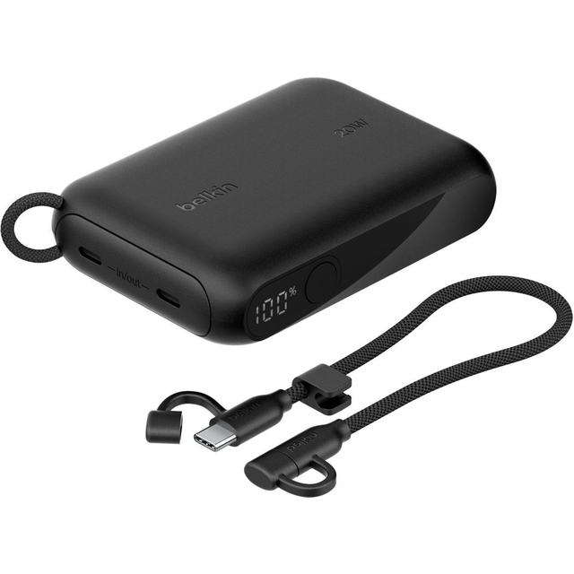 Повербанк Belkin 10000 mAh 20W Black (BPB027HQBK)