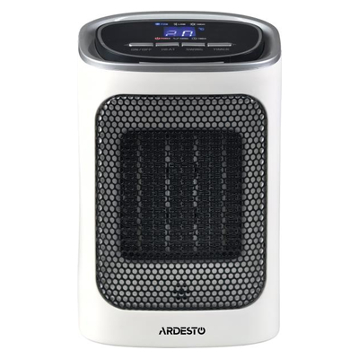 Тепловентилятор Тепловентилятор ARDESTO FHC-1500ECW 15м2, 1500Вт, ел. упр-ння, керам. нагрів. елемент, білий
