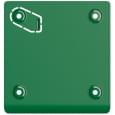 Беспроводная программируемая кнопка с механизмом сброса Ajax ManualCallPoint Jeweller Green (000044794)