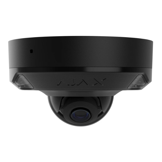 Проводная охранная IP-камера Ajax DomeCam Mini HL (5 Mp/4 mm) Black (126254.217.BL1) (000059525)