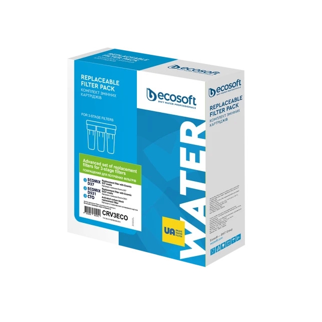 Комплект картриджей Ecosoft Premium 1-2-3 (CRV3ECO)