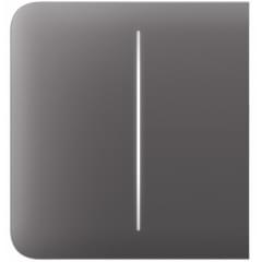 Ajax SideButton 2-gang for LightSwitch Jeweler Grey