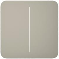 Ajax SoloButton 2-gang for LightSwitch Jeweler Olive 