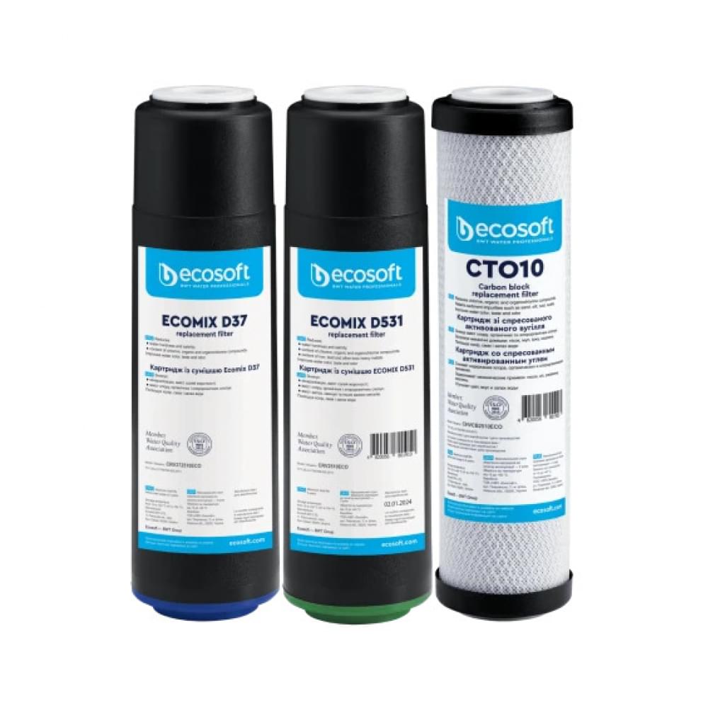 Комплект картриджей Ecosoft Premium 1-2-3 (CRV3ECO)
