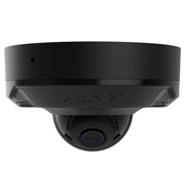 Проводная охранная IP-камера Ajax DomeCam Mini HL (5 Mp/4 mm) Black (126254.217.BL1) (000059525)