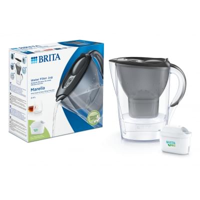 Фільтр-глечик Brita Marella Memo MXPro 2.4л (1.4л очищеної води) графіт