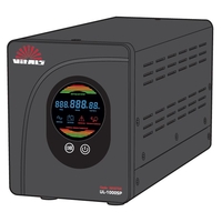Джерело безперебійного живлення Vitals UL-1000sp 1000VA/600W, LCD, 1xSchuko, на зовнішні АКБ 12В