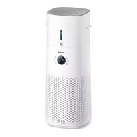 Кліматичний комплекс PHILIPS AC3737/10 очист+зволож. Series 3000, 130м2, 505м3/год, диспл., НЕРА,попередн.вугільних. фільтр, Wi-Fi, 6 реж., біл
