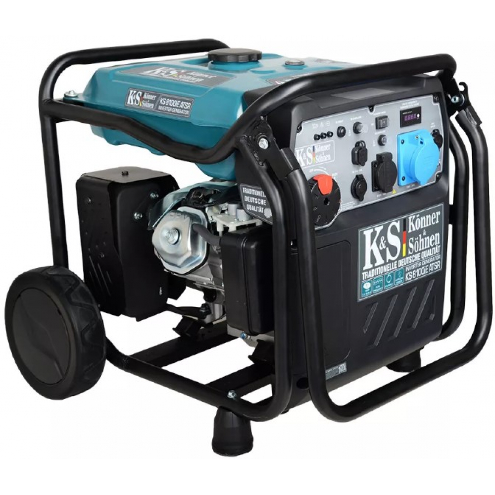 Инверторный бензиновый генератор Konner&Sohnen KS 8100iE 1/3 ATSR