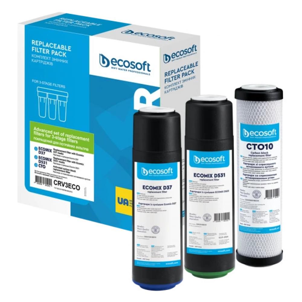 Комплект картриджей Ecosoft Premium 1-2-3 (CRV3ECO)