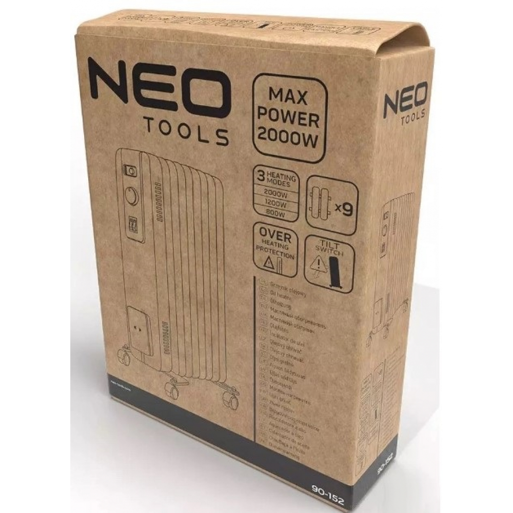 Масляный радиатор Neo Tools 2 кВт (90-152)