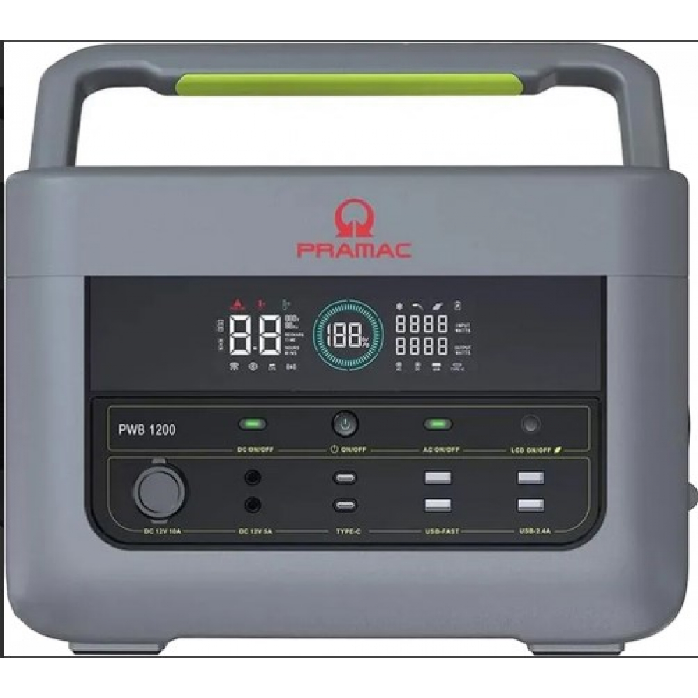 Портативна зарядна станція Pramac PWB-1200 1200W 1075Wh