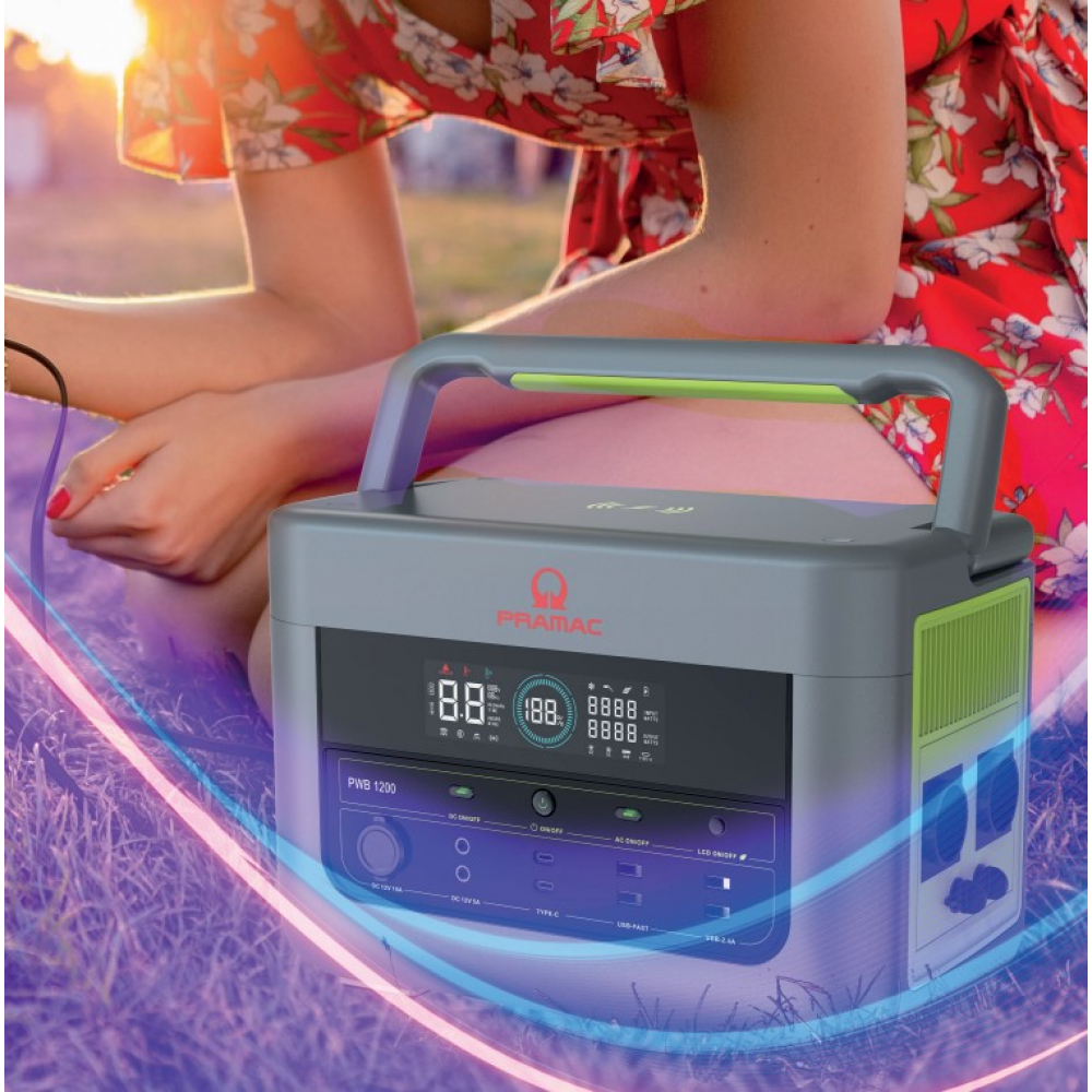 Портативна зарядна станція Pramac PWB-1200 1200W 1075Wh