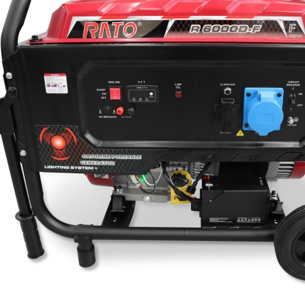 Бензиновый генератор Rato R6000D-F (6 кВт)
