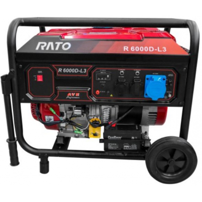 Бензиновый генератор Rato R6000D-L3 (6 кВт)