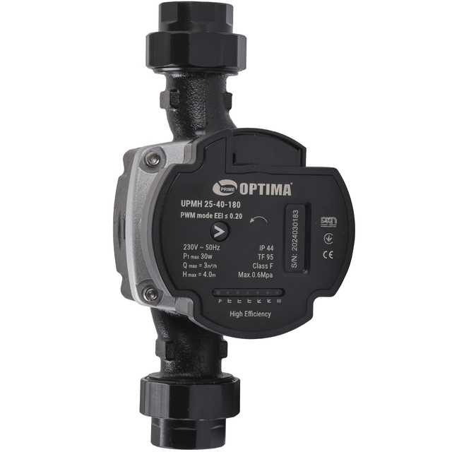 Циркуляционный насос Optima PRIME UPMH 25-40AUTO 180 мм + гайки