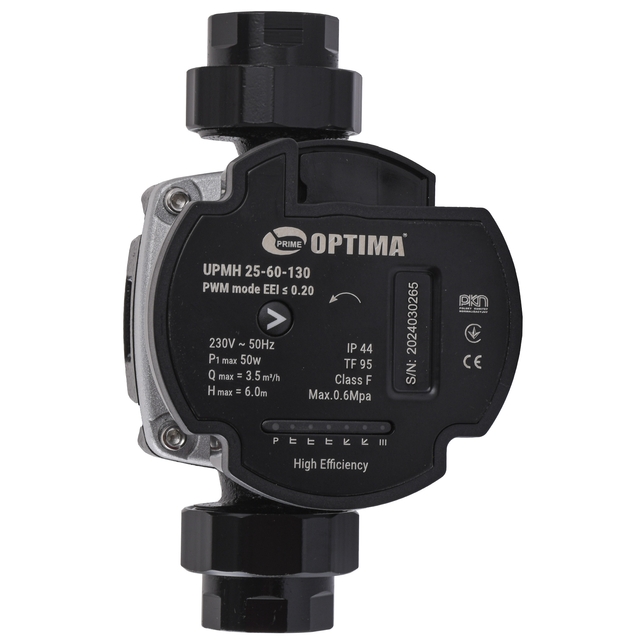 Циркуляційний насос Optima PRIME UPMH 25-60AUTO 130 мм + гайки